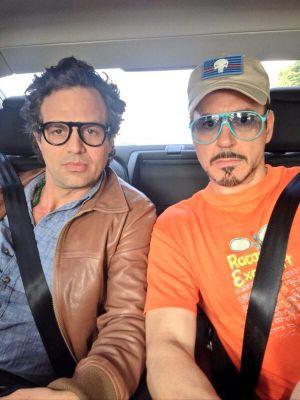 I LOVE @markruffalo AND @robertdowneyjr MORE THAN COFFEE. ❤ #RuffaloSoldiers #Duckling #ScienceBros