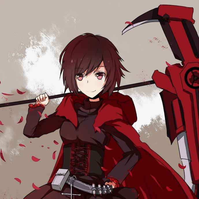 Yep, Ruby Rose. Youngest student at Beacon and leader of Team RWBY. Yeah, I am kind of awesome.