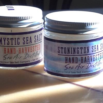 Stonington Sea Salt. Hand harvested. sea scape by Peter Megargee Brown #alexandrastoddard