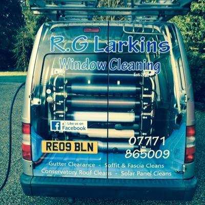 R G Larkins Window Cleaning Est 2004. We have over 10 years experiance cleaning windows domestic and commercial.