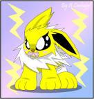 Jolt: is a short tempered jolteon but can be nice when in a good mood. Volt: is Jolt's new mate and is very nice