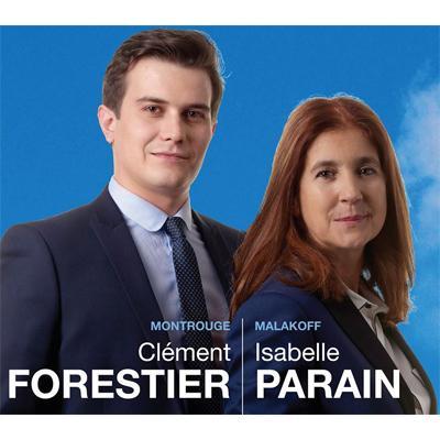 Elections départementales 22 et 29 mars Clément FORESTIER et Isabelle PARAIN, vos candidats UMP-UDI-MODEM à #Montrouge et #Malakoff (Hauts de Seine)