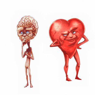 Entre el corazón y la razón.
