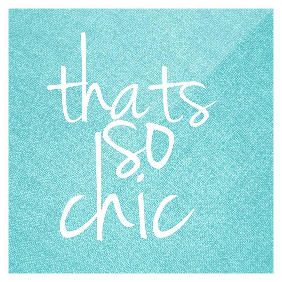Official Twitter account for YouTube channel thatssochic!