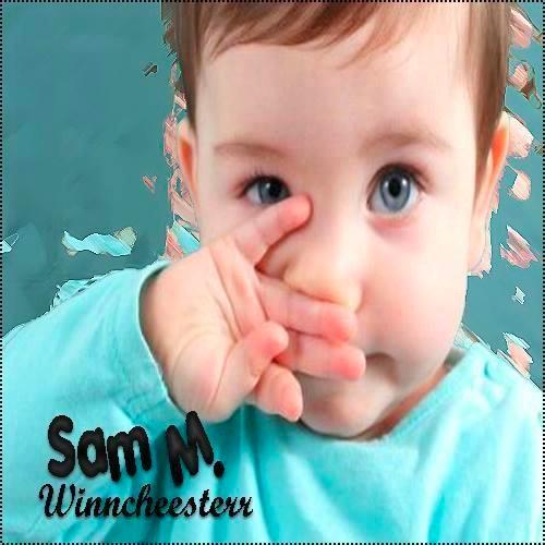 [baby] I'm not clean. I'm Sam, I HATE CLOWNS!!, Candy and Fruit!, I love BOOKS and COMPUTERS... And my big bro, my hero, my captain c. Dee!