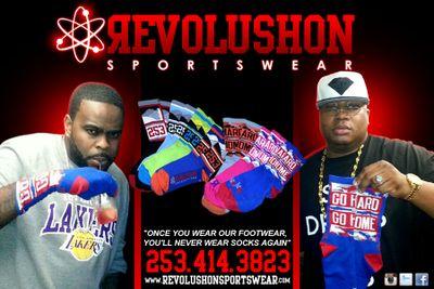 The Revolushon in Sportswear and Footwear. We supply the planet with the best athletic gear BAR NONE! Created by Super Trainer Big Shon of Tacoma, WA.