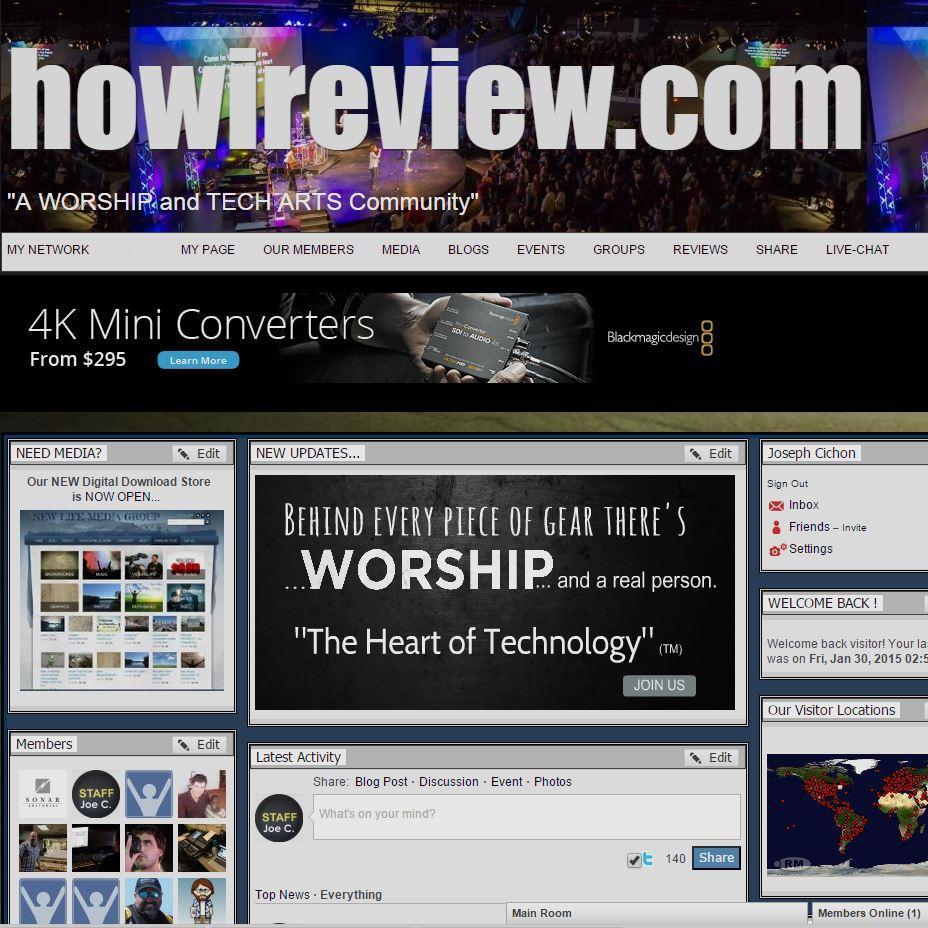 Founder/ http://t.co/DUz3PBZT
A GLOBAL Worship, Tech and Creative Arts Community
JOIN US THERE TODAY! A community of people who serve
JUST LIKE YOU!