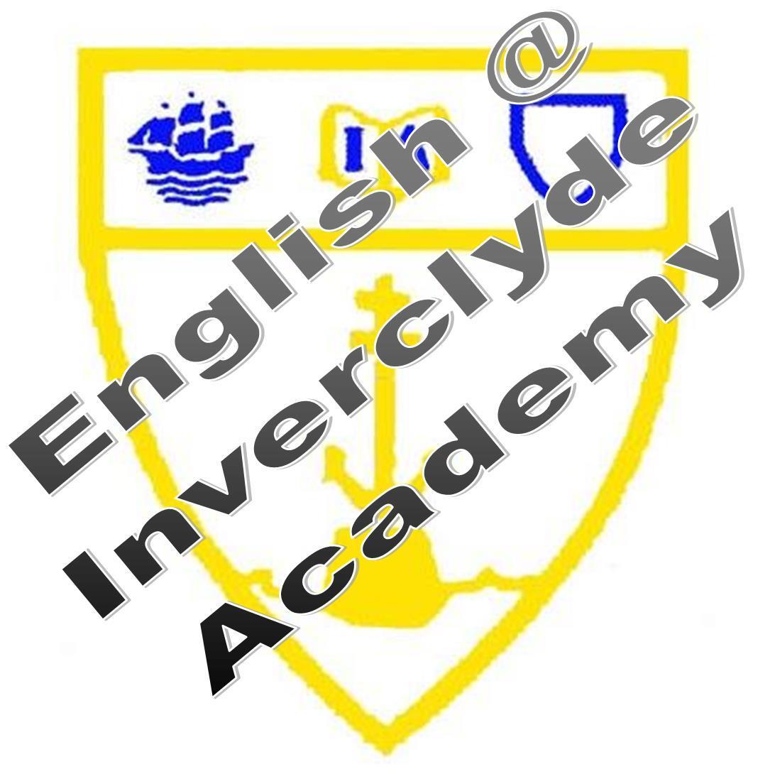 Twitter feed for the English Dept. at Inverclyde Academy, @invacad #FolioInspo for discursive essay topics. #N5HRUAE for articles worth reading.