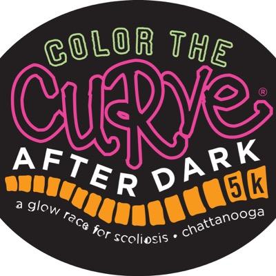 Color the Curve - glow run- official fundraising event of Nat'l Scoliosis Foundaton. Created by TN teen Kaitlyn McAfee who is living w/scoliosis. June 30, 2018