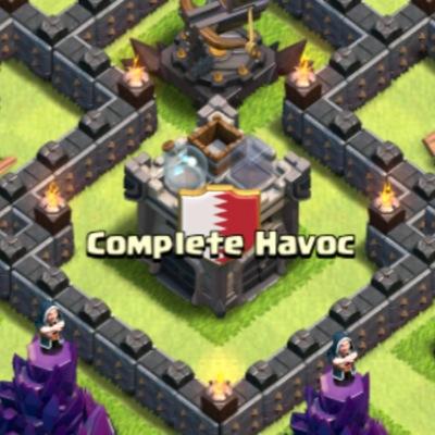 Official Twitter account of the Complete Havoc Clash of Clans family • War Record: 40-3 • Well developed/maxed TH8+/Lvl 70+ ONLY!