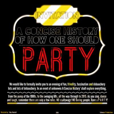 An evening of fun, frivolity, fascination and Debauchery lots and lots of debauchery. 14/03/2015 at The Courtyard Theatre.