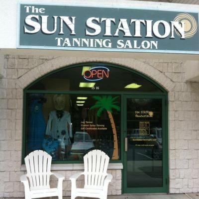 The Sun Station Tanning Salon. We're located in Someplace Special Plaza right off of Vernon Crossing Road in Glenwood.