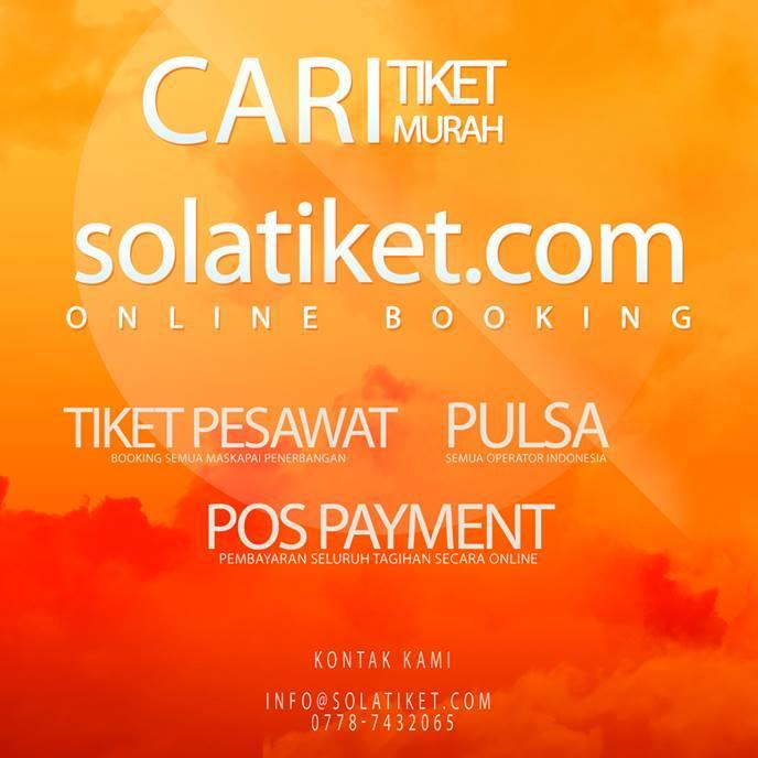 SitusPencariTiketPromo & KemitraanAgentiketPesawat I BeliTiketmuSendiri I TiketApaSaja I BayarPakeApaSaja I AmbilKomisinya I07787432065 #solatiket.com