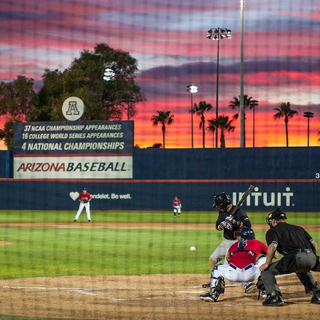 I announce things at stadiums for U of A