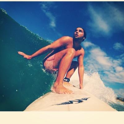 Shaun's Surfboard goes whereever Shaun goes