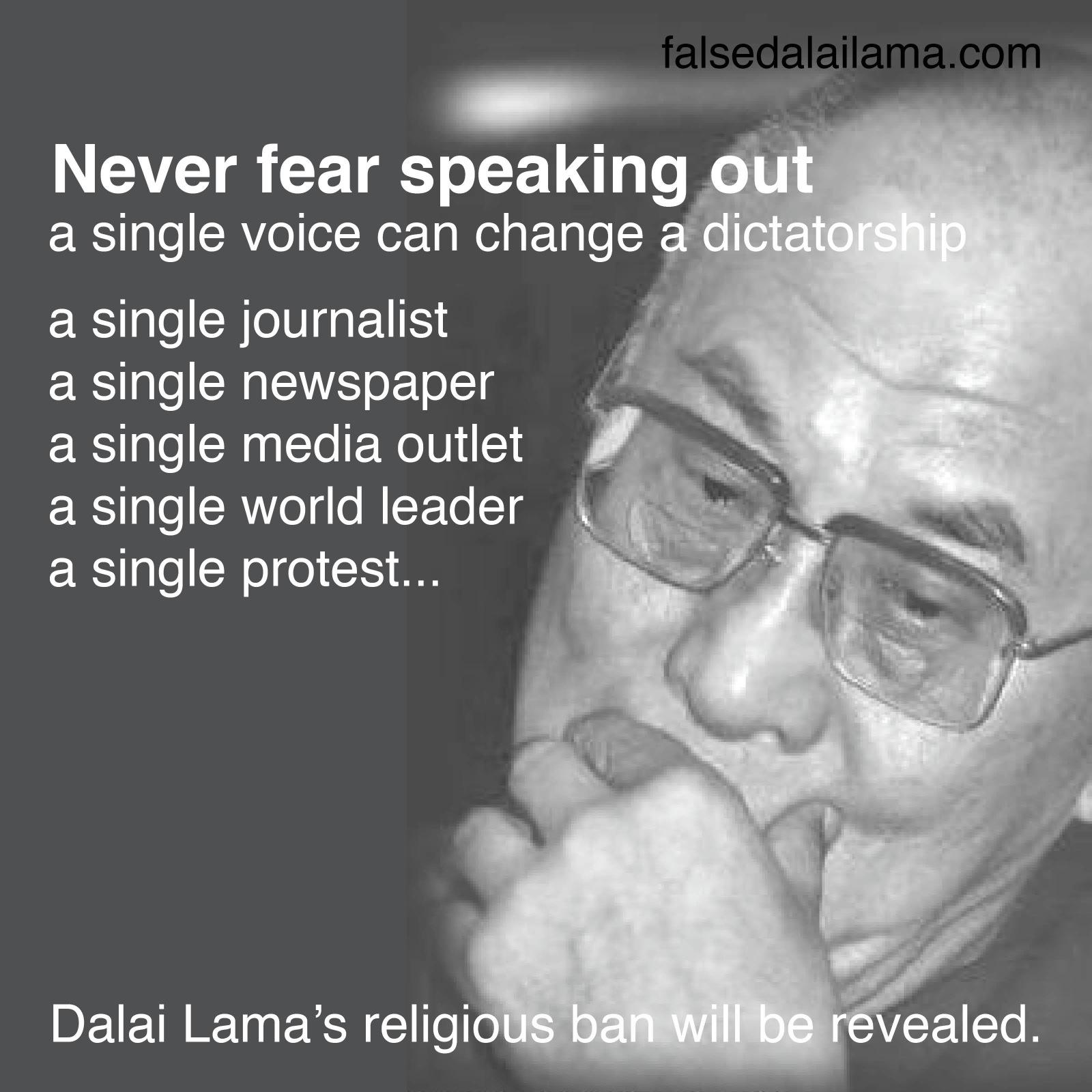 Love studying, practising & teaching Buddha's teachings. Working to stop the #DalaiLama's illegal religious ban. False Dalai Lama Stop Lying!