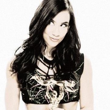 My perky smile might as well be dripping blood. — [@WWEAJLee's semi-mirror image.]