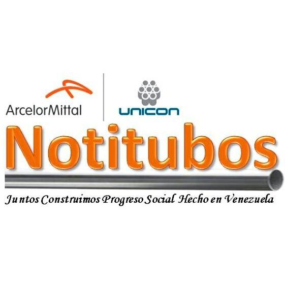Versión twitter de Notitubos, publicación de ArcelorMittal/Unicon C.A