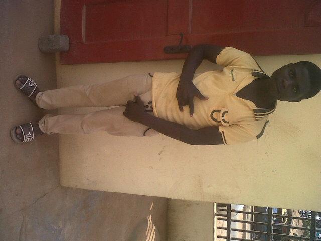 Am dark in complexion I am a tall person I leave with my mother and my sister I feel like becoming a footballer if I see a helping hand I will be great full