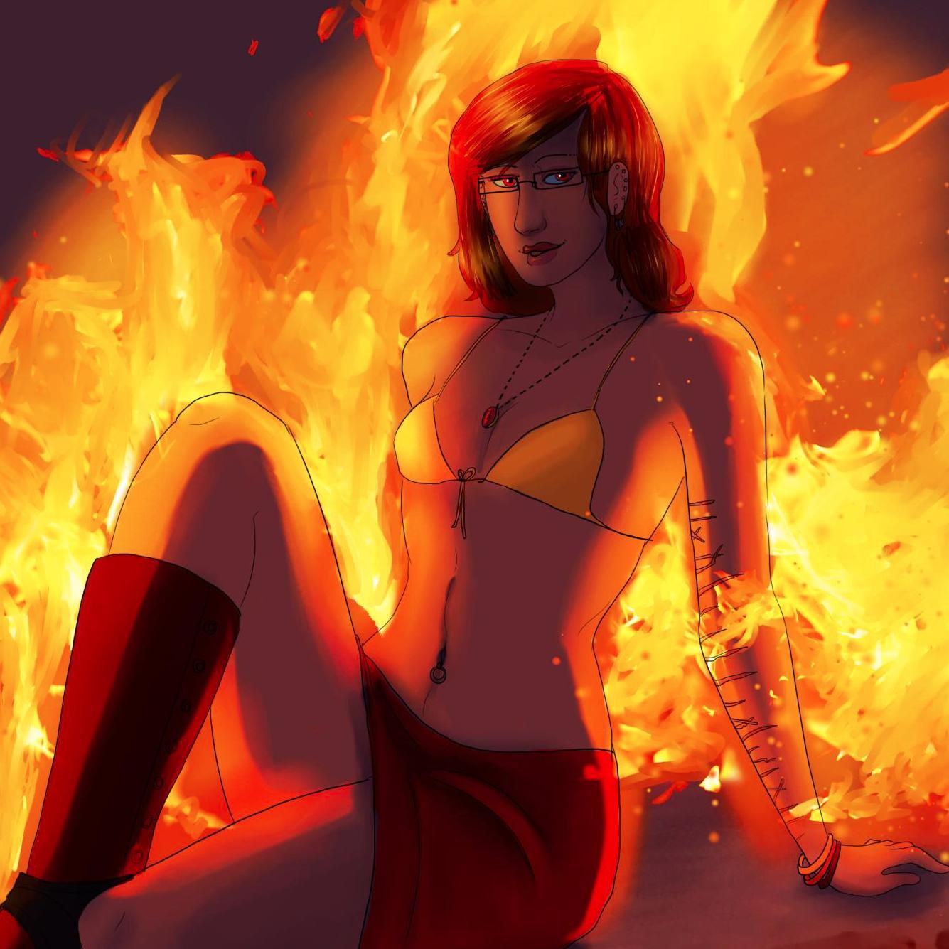 FlameMistress's profile picture. Pyromancer. Headcase. Operative of one of those HushHush-Can'tsayname-Groups and Anima  user and abuser. Also: EXPLOSIONS!
((TSW RP IC Twitter Account))