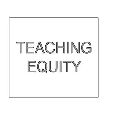 teachingequity's profile picture. All students deserve access to high quality and culturally relevant instruction.