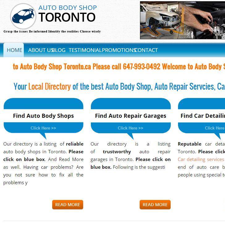 Auto Body Shop Toronto is dedicated to help people of Toronto, ON to fix their vehicles #autobodyshop