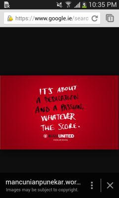 Manchester United all the way