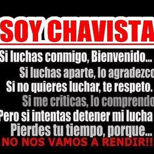 SOY MILICIANA FANB CHAVEZ NOS FORMO CIVICO MILITAR LA ORDEN FUE A CUIDAR LA PATRIA  DE ESTOS MAJUNCHES CHAVEZ TE AMARE HAST Q EL MAR S SEQUE APRENDI MUCHO d ti