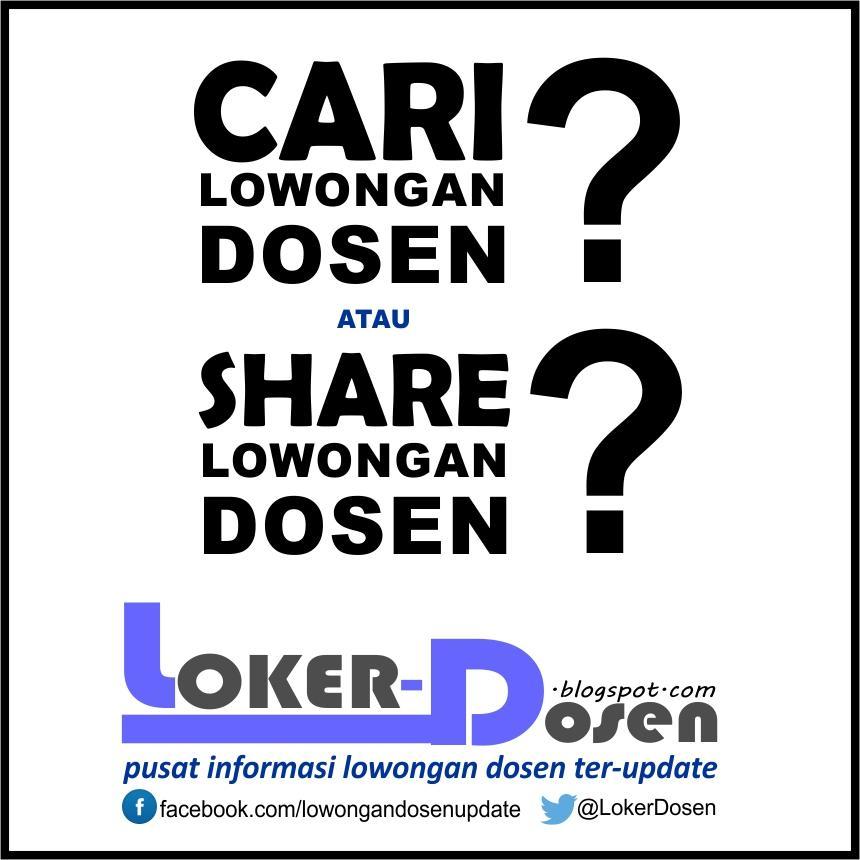 Lowongan Dosen Terbaru 2015 | http://t.co/eoEPk1rF3u | Lowongan Dosen Tetap dan Dosen Kontrak Non PNS