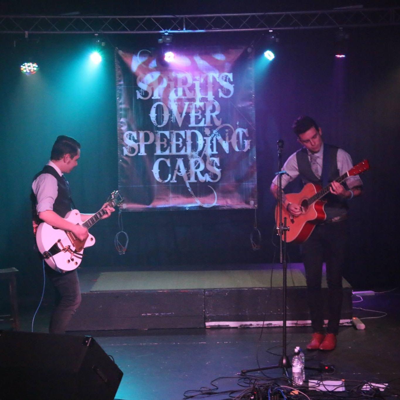 Kris Crump - Vocals Lewis Turgoose @_LewisGoose - Rhythm Guitar 
Also thanks to @_SJHughes (Scott Hughes) for the amazing band logo!