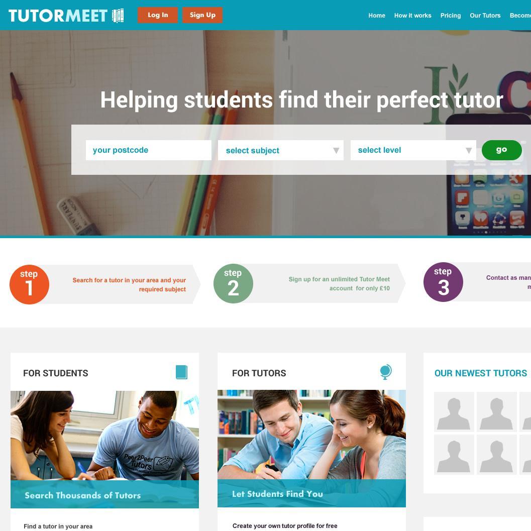 TutorMeet. Putting tutors and learners in touch across the U.K. All subjects. All areas.