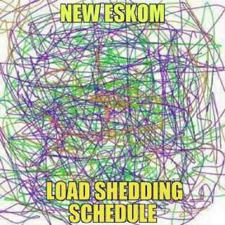 Updating SA on the state of (mental) power and loadshedding schedule