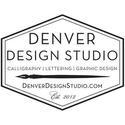Custom event and wedding calligraphy, lettering and graphic design workshop located in the Mile High City and serving clients worldwide.
