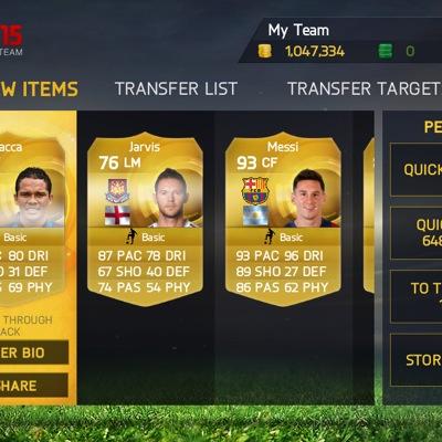 send me your best Android Fifa ultimate team packs, best pack of the day gets 100k on android! good luck!