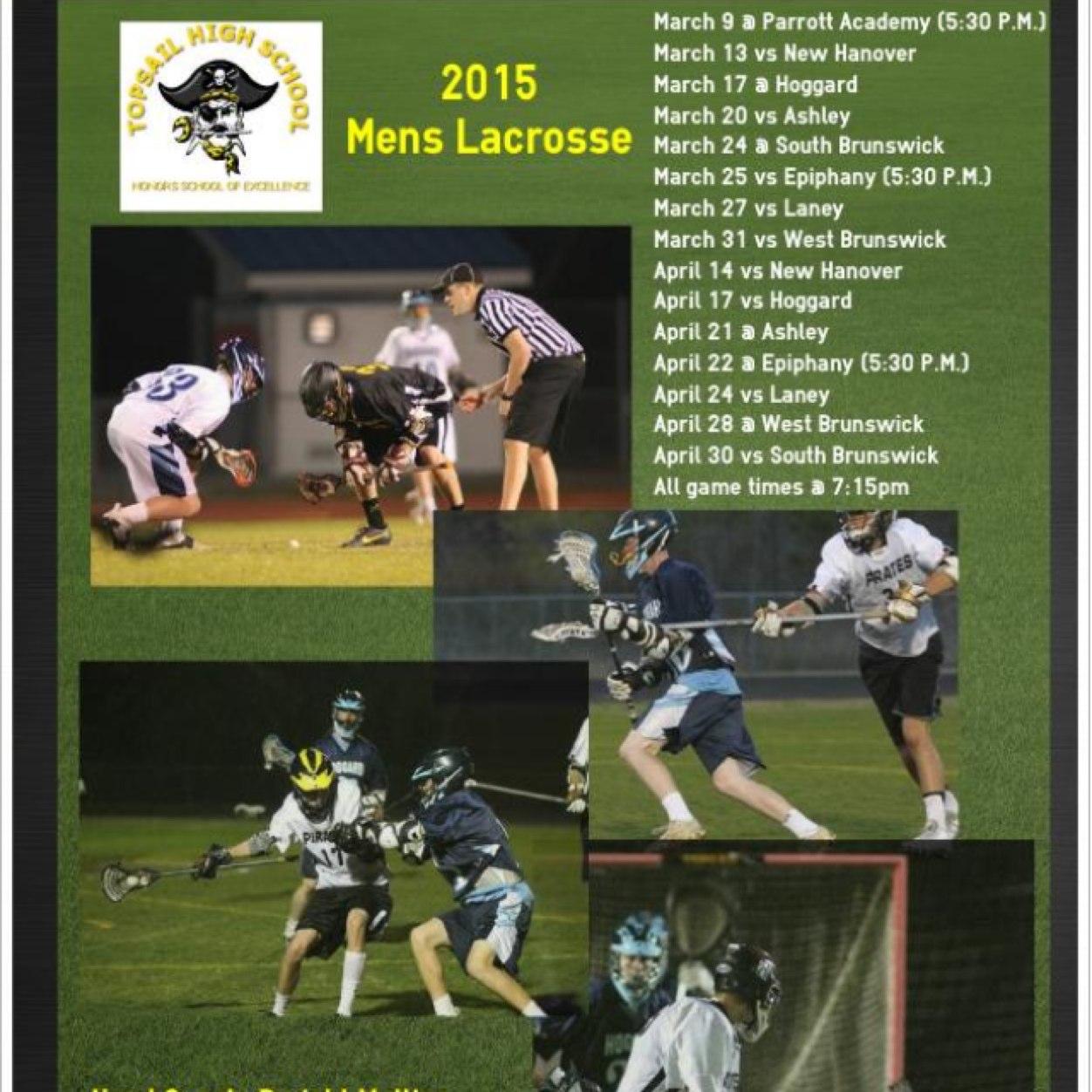 Official Twitter Page of the Topsail High Schools 2015 Varsity Men's Lacrosse Team
