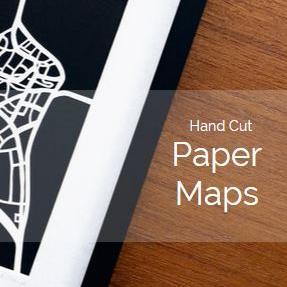 Hand cut paper maps of cities & neighbourhoods by @BexThorpe21 | in stores @tonicliving & @spacingstore & @kendallandco #art #map #Toronto | IG: @cutdesignsrt