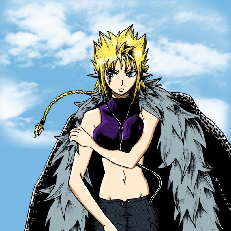 I'm Lexis Dreyar, the female version of Laxus Dreyar. Don't think I'm still not able to kick your ass and protect Fairy Tail.  #FairyTail
