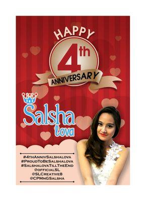 We are SalshaLova 
@salshaabilaa #ProudToBeSalshaLova #SalshaLovaTillTheEnd