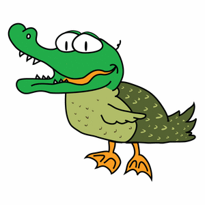 It's a crocoduck.