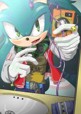 Soy sonic the hedgehog soy el erizo mas rápido u cool del mundo y mi rival es shadow the hedgehog