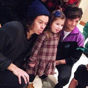 larry with children or louis with children and harry with children