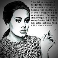 Here's a collection of some of Adele's best quotes.