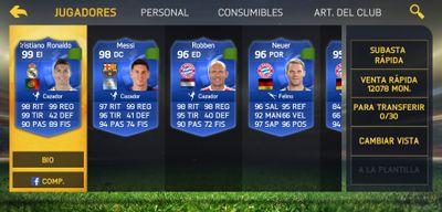 FUT IOS/ANDROID PLAYER