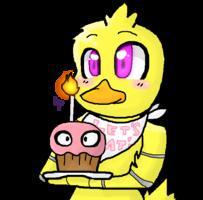 Hi! I'm Chica. Let's eat!