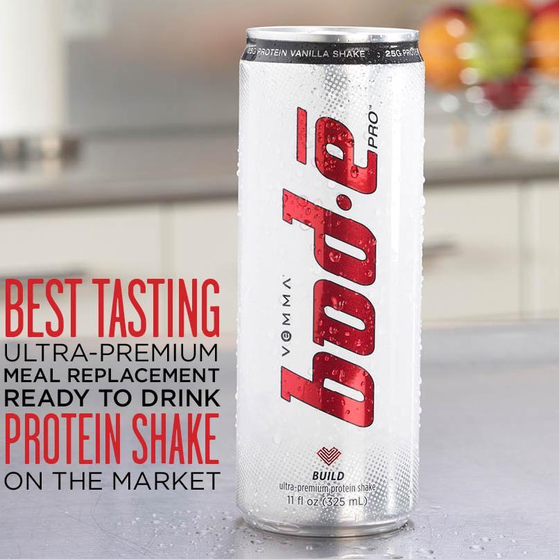 Start your day the right way. With 25 grams of ultra-premium protein, the new Bod·ē Build feeds your body the vital elements it needs to perform at its best.
