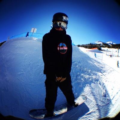 I like to snowboard with my friends. Blindside. Natural Vibes.