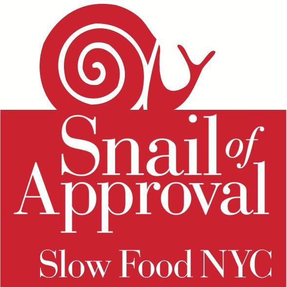 Snail of Approval food establishments promote #authenticity #localfood #sustainability @SlowFoodNYC #SnailofApproval Please donate 🐌↩️
