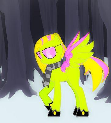 was kidnapped as a young filly by the same f who kidnapped nightscythe
With nights protection she avoided being harmed and excaped when night scythe killed him