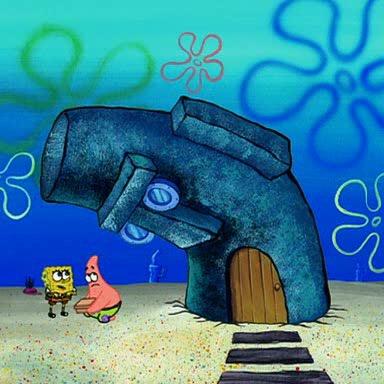 Nobody must know the mystery of the secret box, not even.... Squidward's House.