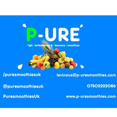 P-ureSmoothies are Nutritional beverages packed with Vitamins and all round goodness.